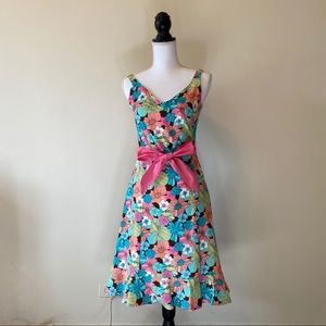 Love-life Felice Pappas Floral Cotton Dress